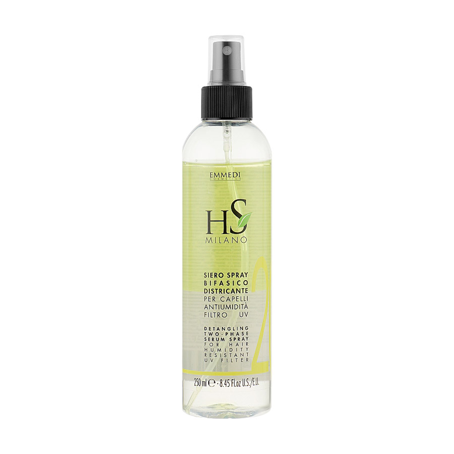 Двофазна сироватка для волосся HS Milano Detangling Two-Phase Serum Spray для легкого розчісування волосся, 250 мл